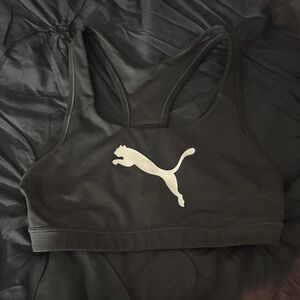 Puma Black Sports Bra